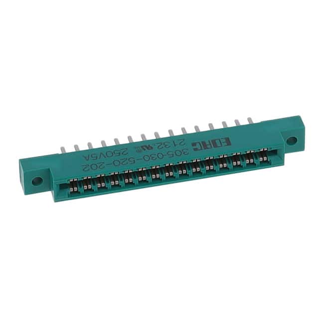 305-030-520-202 CONN EDGE DUAL FMALE 30POS 0.156