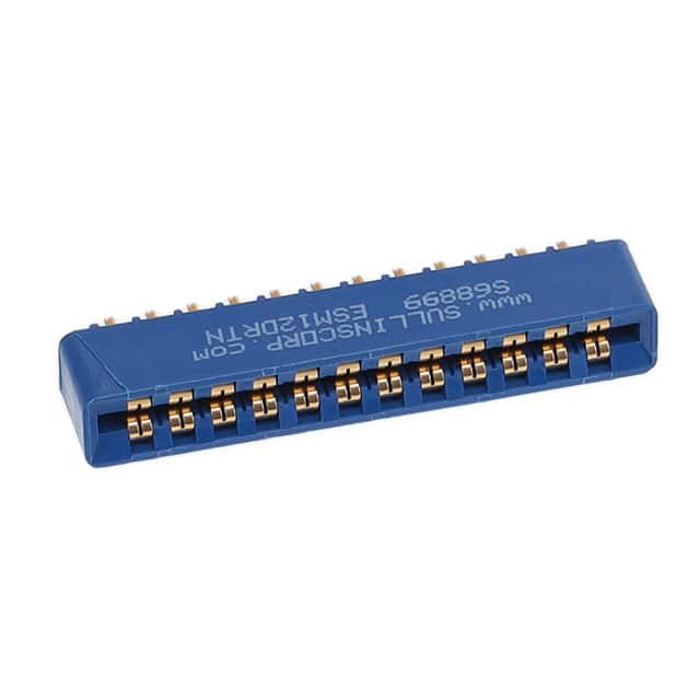 ESM12DRTN CONN EDGE DUAL FMALE 24POS 0.156
