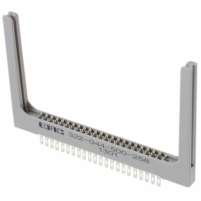 322-044-500-258 CONN EDGE DUAL FMALE 44POS 0.156