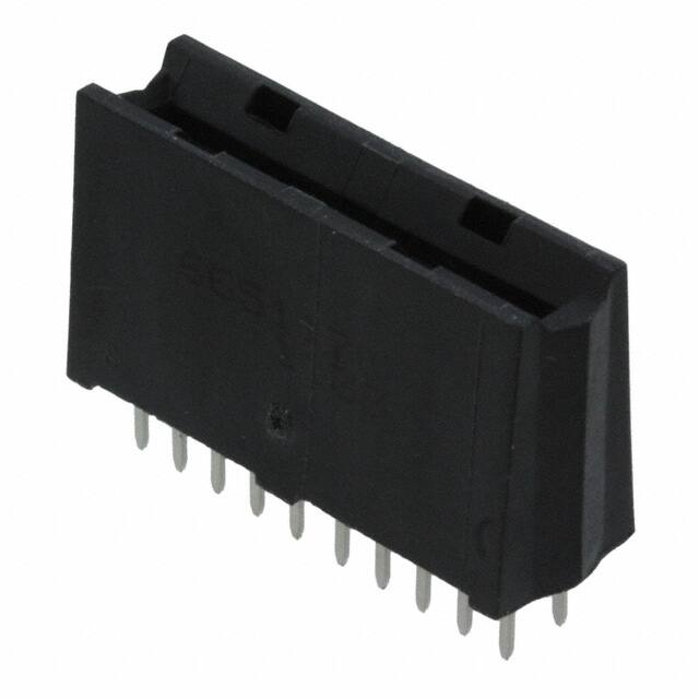 6651170-1 CONN EDGE DUAL FMALE 4POS 0.508