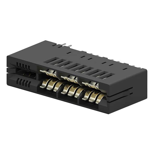 2204072-1 CONN EDGE DUAL FMALE 16POS GOLD