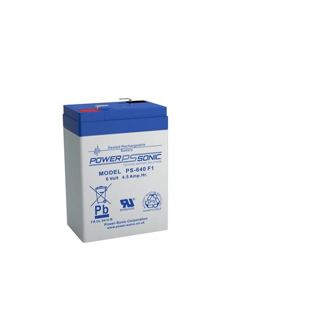 PS-640 F1 BATTERY LEAD ACID 6V 4.5AH