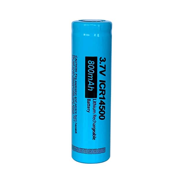 ICR14500-800-F ICR14500 800MAH 3.7V BUTTON TOP
