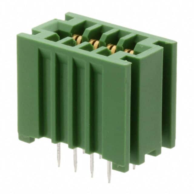 166087-4 CONN EDGE DUAL FMALE 8POS 0.100