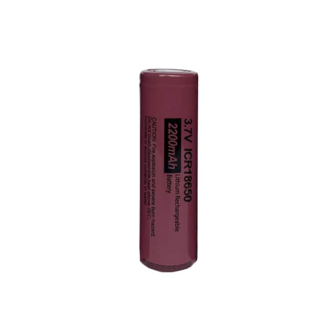 ICR18650-2200-F ICR18650 2200MAH 3.7V FLAT TOP
