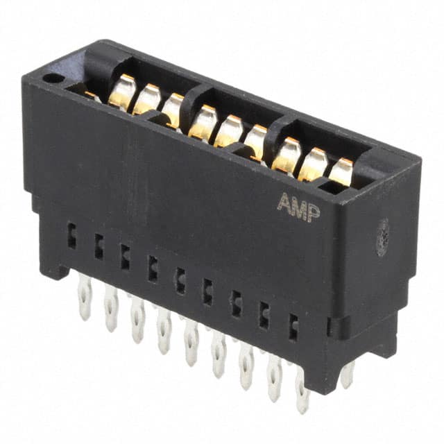 1888946-2 CONN EDGE DUAL FMALE 6POS GOLD