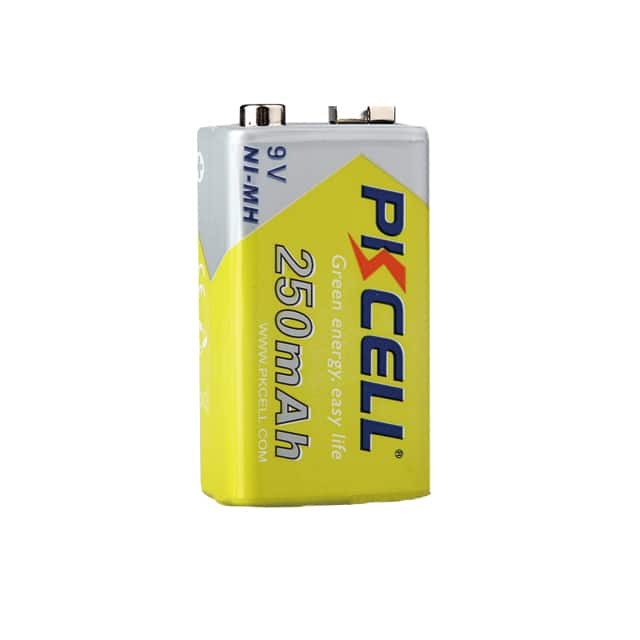 NIMH-9V250-1B NIMH 9V 250MAH 1.2V - PACK OF 1