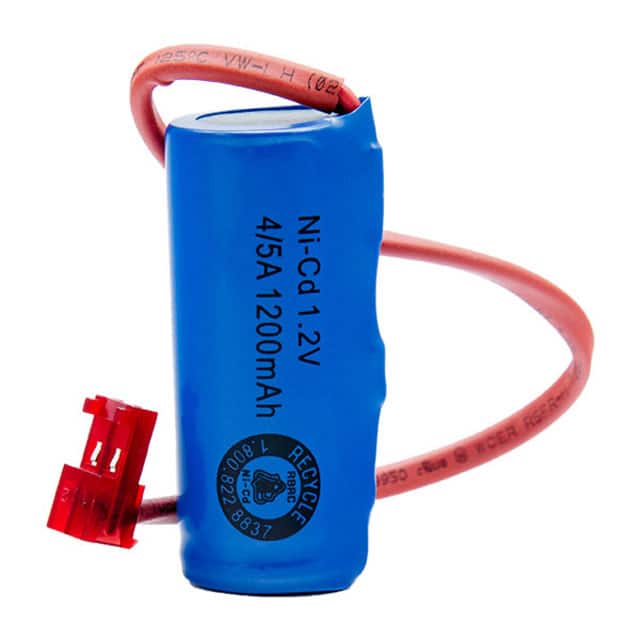 ZB1.2V4/5AN1 1.2V NICD 1200MAH BATTERY PACK