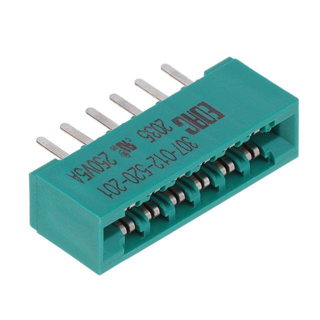 307-012-520-201 CONN EDGE DUAL FMALE 12POS 0.156