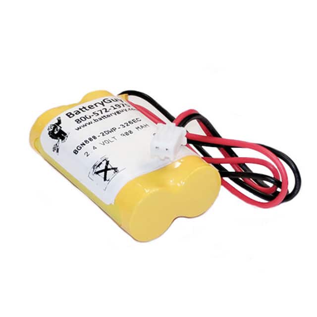 BGN800-2DWP-326EC 2.4V 900MAH NICAD BATTERY