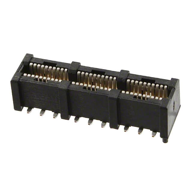 6651712-1 CONN EDGE DUAL FMALE 6POS GOLD