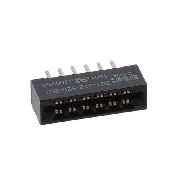 357-012-520-201 CONN EDGE DUAL FMALE 12POS 0.156