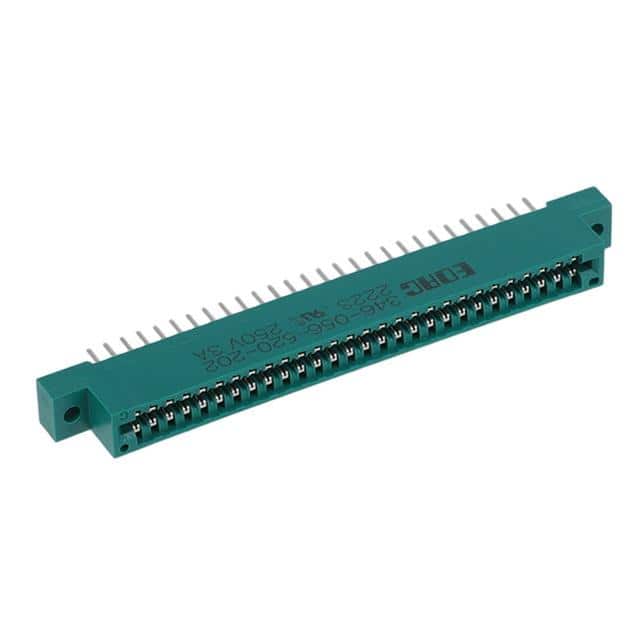 346-056-520-202 CONN EDGE DUAL FMALE 56POS 0.125