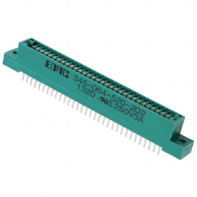 345-064-520-202 CONN EDGE DUAL FMALE 64POS 0.100