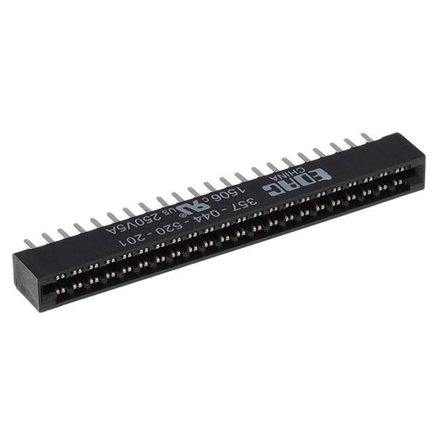 357-044-520-201 CONN EDGE DUAL FMALE 44POS 0.156