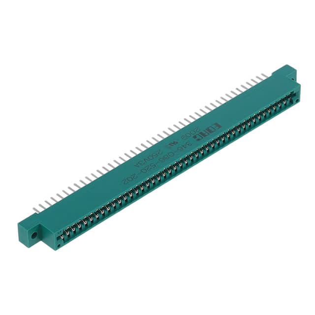 346-086-520-202 CONN EDGE DUAL FMALE 86POS 0.125