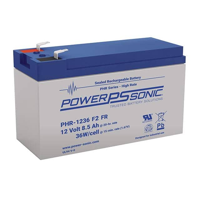 PHR-1236 F2 FR BATTERY LEAD ACID 12V 8.5AH