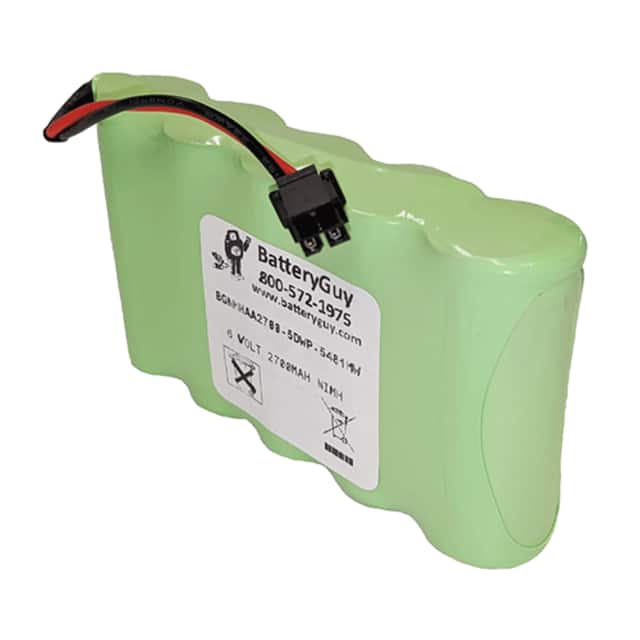 BGNMH2700-5DWP-5481MW 6V 2700MAH NIMH BATTERY
