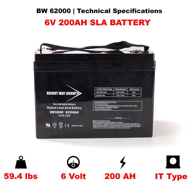 BW 62000 (GROUP 27) 6 VOLT 200 AH