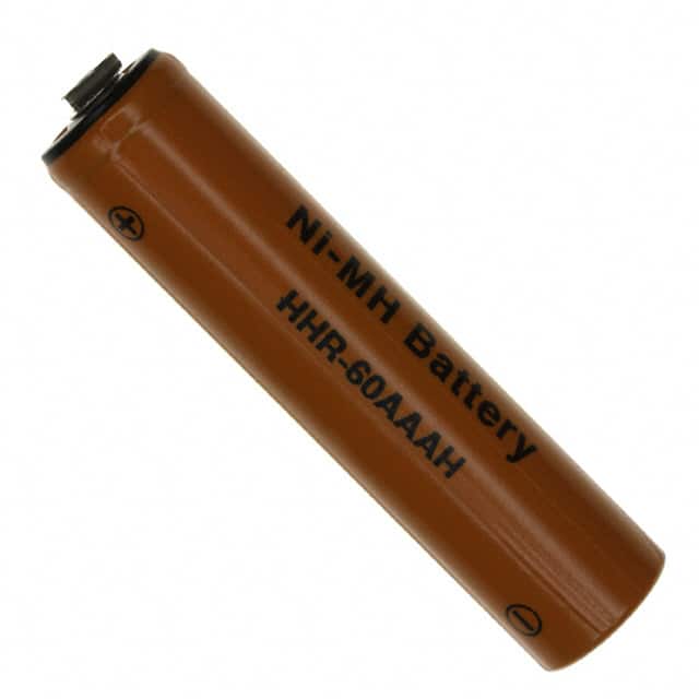 HHR-60AAAHT BATTERY NIMH 1.2V 500MAH AAA