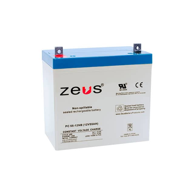 PC55-12NB BATTERY LEAD ACID 12V 55AH