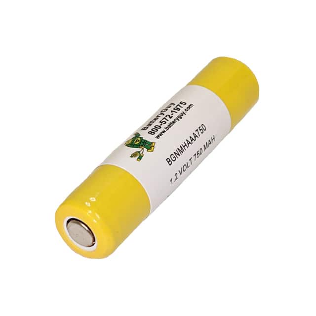 BGNMHAAA750 1.2V 750MAH NIMH BATTERY AAA