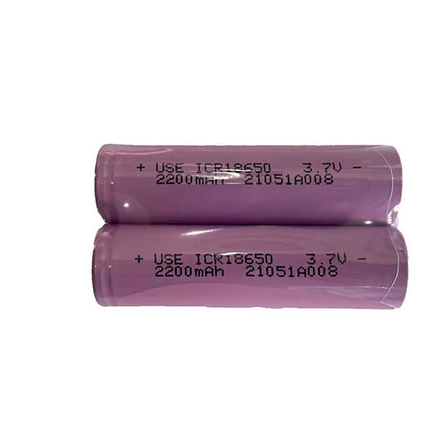 USE-18650-2200MAH 2.2Ah,  3.7V, Li-Ion, 18650 size