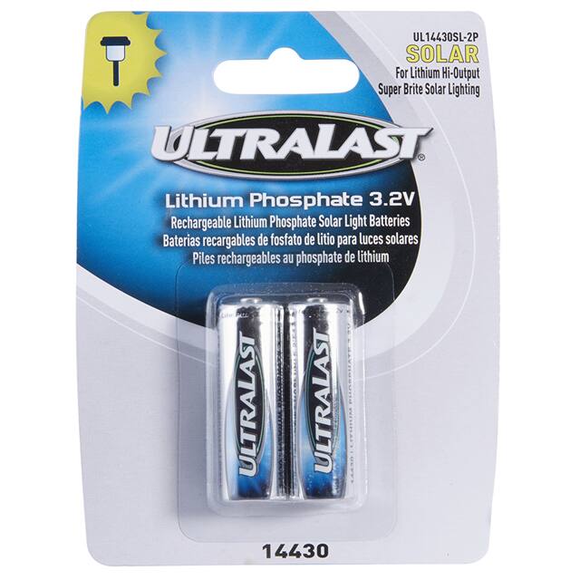 UL14430SL-2P BATT LITHIUM 3.2V 400MAH 14430