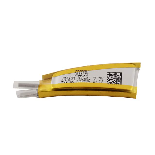 GRP401430-3.7V-105MAH LITHIUM POLYMER BATTERY CELL 3.7