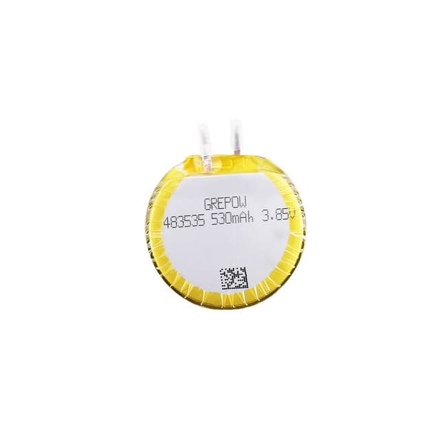 GRP483535-3.8V-545MAH LITHIUM POLYMER BATTERY CELL 3.8