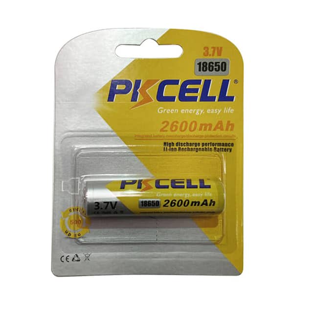 ICR18650-2600BP-1B ICR18650 2600MAH WITH PROTECTION