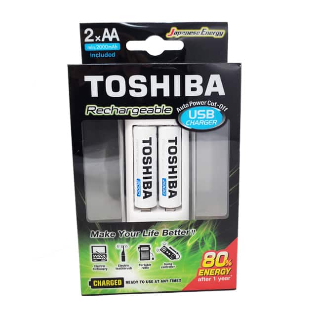 TNH-6GME (AA NIMH W/CHARGER) BATT NIMH 1.2V 2AH AA