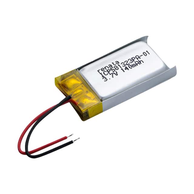 ICP581323PA-01 BATT LITHIUM 3.7V 145MAH