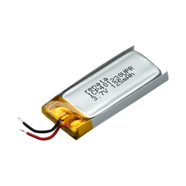 ICP401230UPR BATT LITHIUM 3.7V 130MAH
