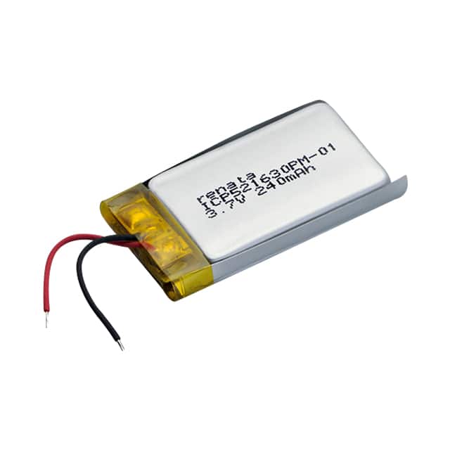 ICP521630PM-01 BATT LITHIUM 3.7V 250MAH