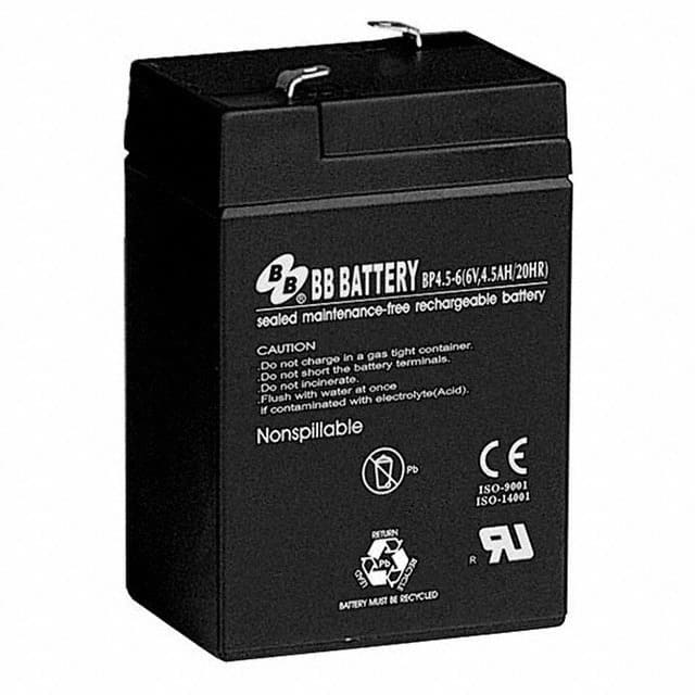 BP4.5-6-T1 BATTERY LEAD ACID 6V 4.5AH