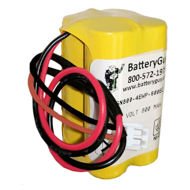 BGN800-4EWP-PR600EC 4.8V 900MAH NICAD BATTERY