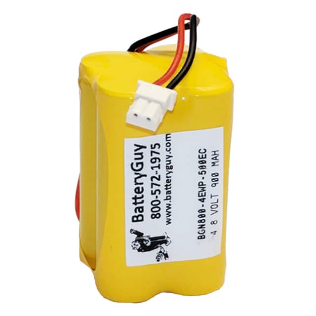 BGN800-4EWP-500EC 4.8V 900MAH NICAD BATTERY
