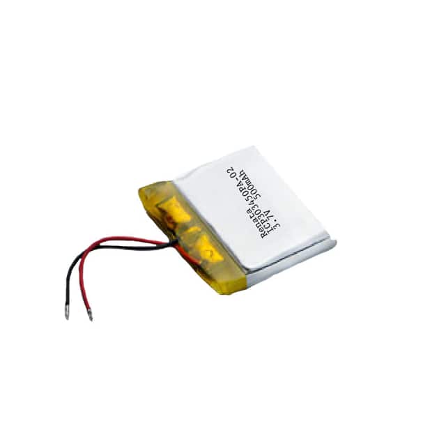 ICP303450PA-02 BATT LITHIUM 3.7V 510MAH