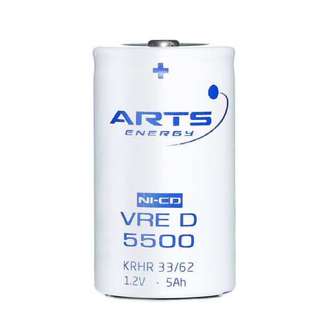 VRE D 5500 1.2V 5000MAH D NICD FLAT TOP