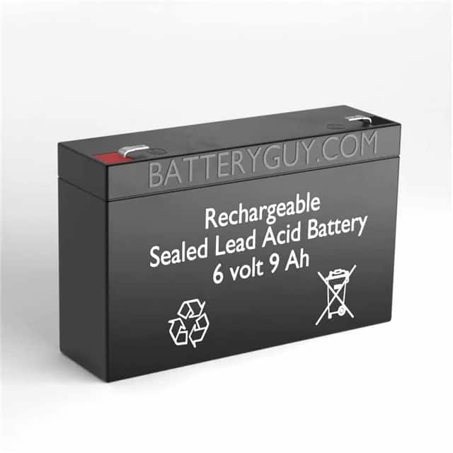 BGH-690F2 6V 9.0AH HIGH RATE SLA BATTERY
