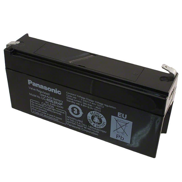 LC-R063R4P BATTERY LEAD ACID 6V 3.4AH