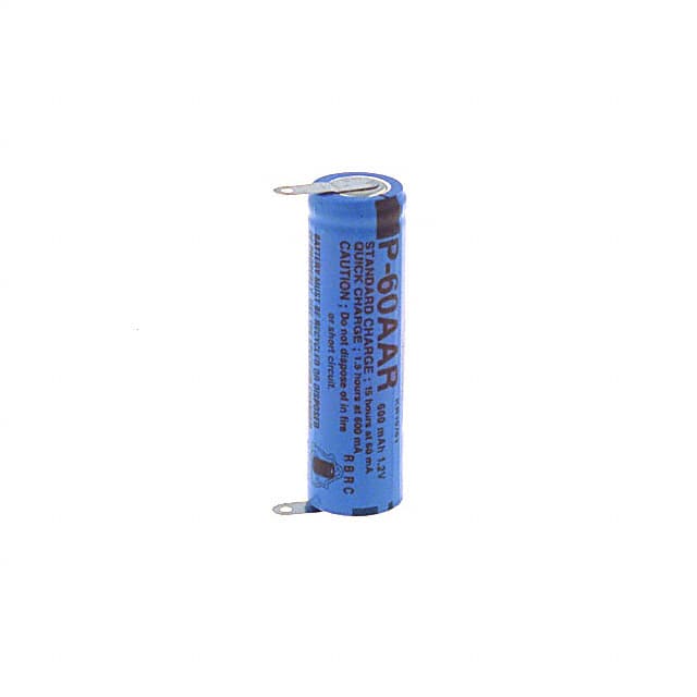 P-60AARM/B6 BATTERY NICAD 1.2V 600MAH AA
