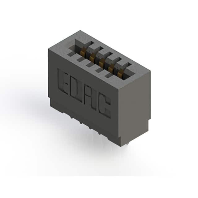 725-005-525-101 CONN EDGE SINGLE FML 5POS 0.100
