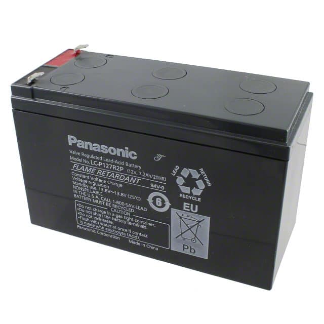 LC-P127R2P BATTERY LEAD ACID 12V 7.2AH