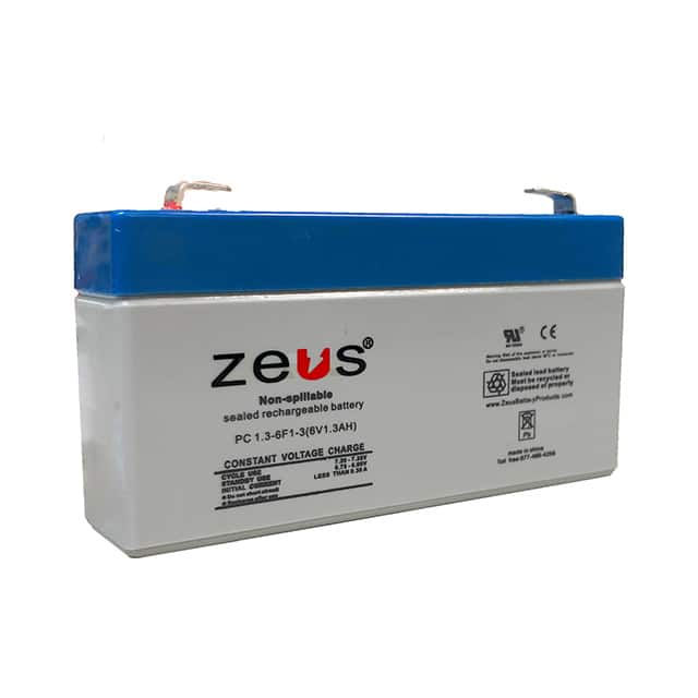 PC1.3-6F1 BATTERY LEAD ACID 6V 1.3AH