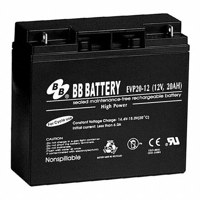 EVP20-12-B1 BATTERY LEAD ACID 12V 20AH
