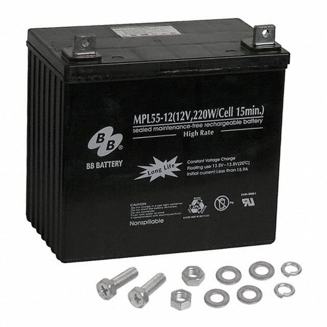MPL55-12-B5 BATTERY LEAD ACID 12V 53AH