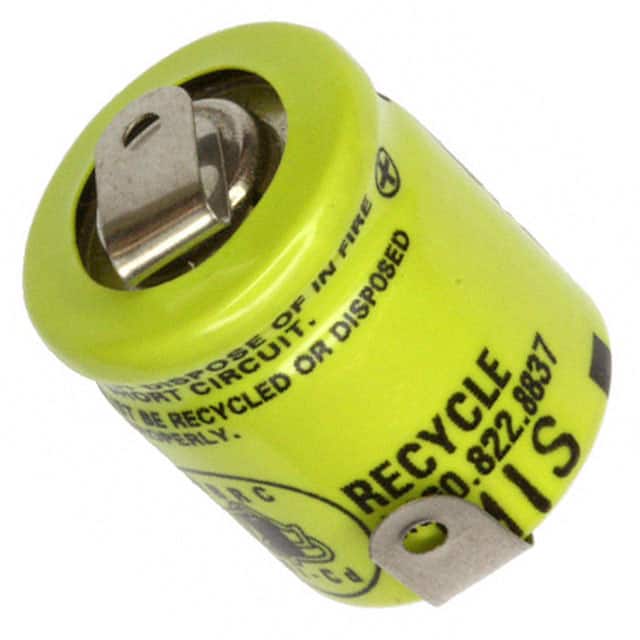 N-110AAT BATTERY NICAD 1.2V 110MAH 1/3 AA