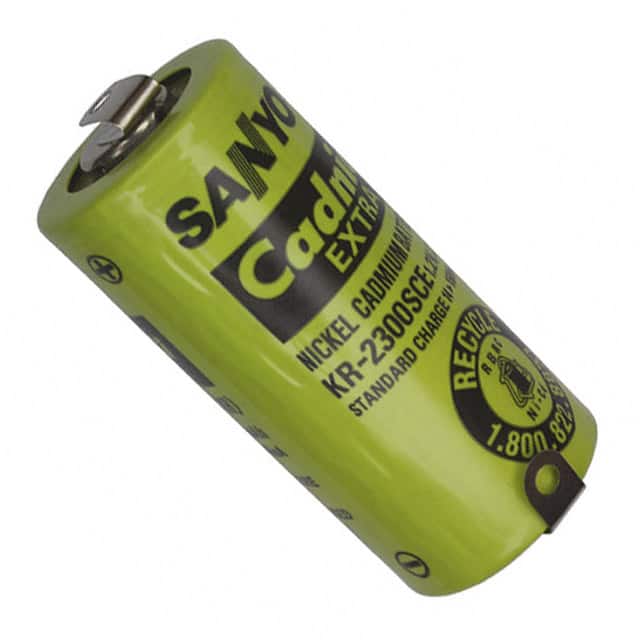 KR-2300SCET BATTERY NICAD 1.2V 2.3AH 5/4 SC
